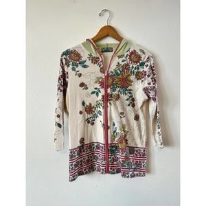 Y2K 3/4 Length Zip Up size Medium